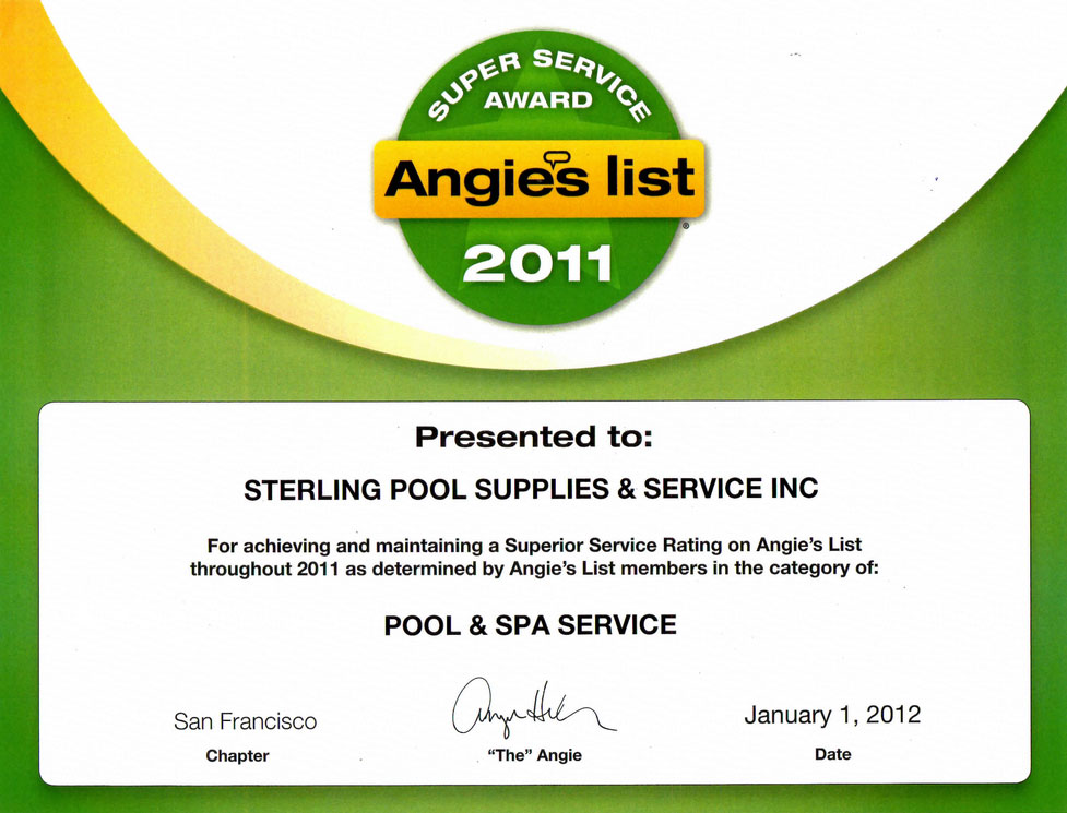 2011 Super Service Award