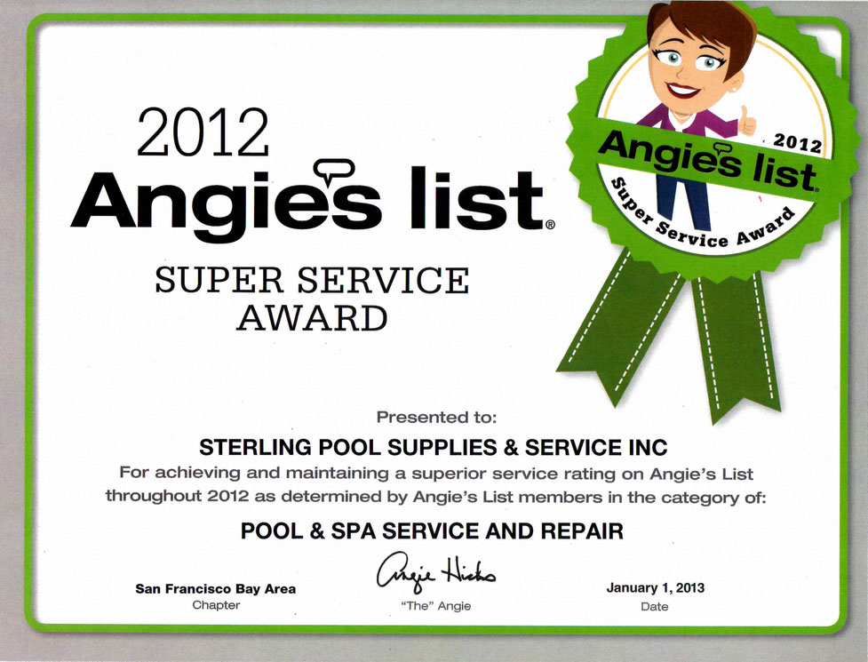 2012 Super Service Award